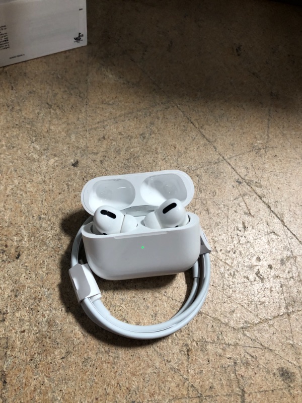 Photo 2 of Apple AirPods Pro Wireless Earbuds with MagSafe Charging Case.