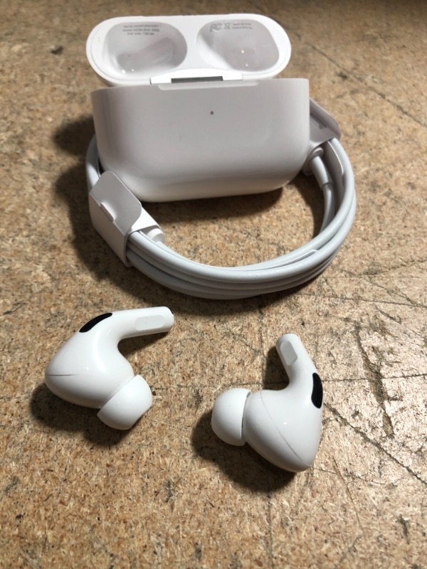 Photo 5 of Apple AirPods Pro Wireless Earbuds with MagSafe Charging Case.