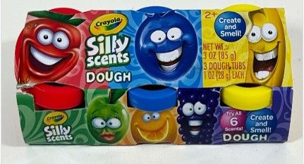 Photo 1 of Bundle of 6 
Crayola Silly Scents Dough 3-Pack