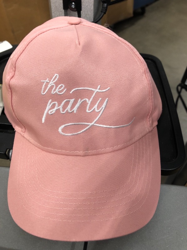 Photo 1 of 1 Womens Pink The Party Cap Hat Adjustable OSFM
