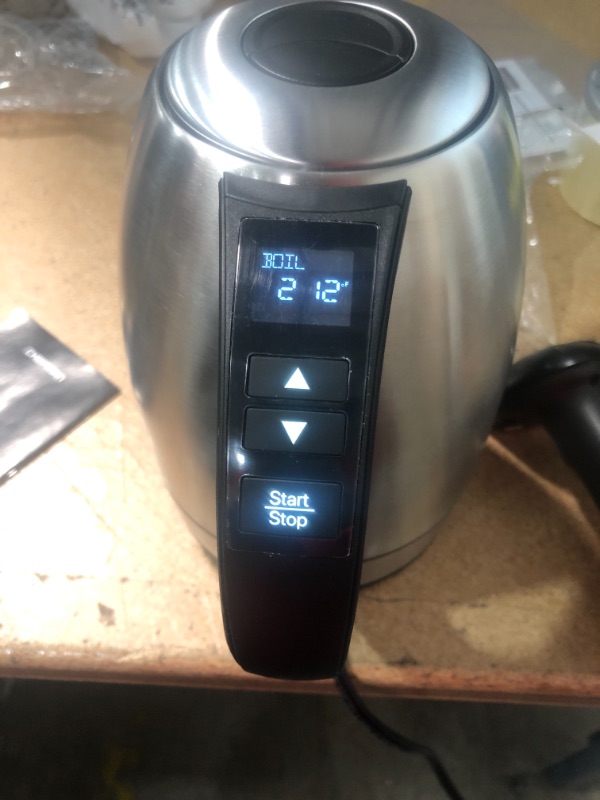 Photo 3 of  Chefman Temperature Control Electric Kettle, Rapid-Boil. TESTED!!