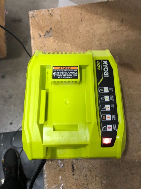 Photo 2 of RYOBI
40V Lithium-Ion Rapid Charger