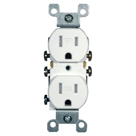 Photo 1 of Leviton M22-T5320-WMP 15 Amp White Duplex Receptacle 10 Count
