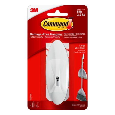 Photo 1 of 17069 4-1/8" Command Wire Hook - Large 5 pack  5lbs 
