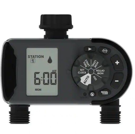 Photo 1 of 2-Outlet Hose Faucet Timer