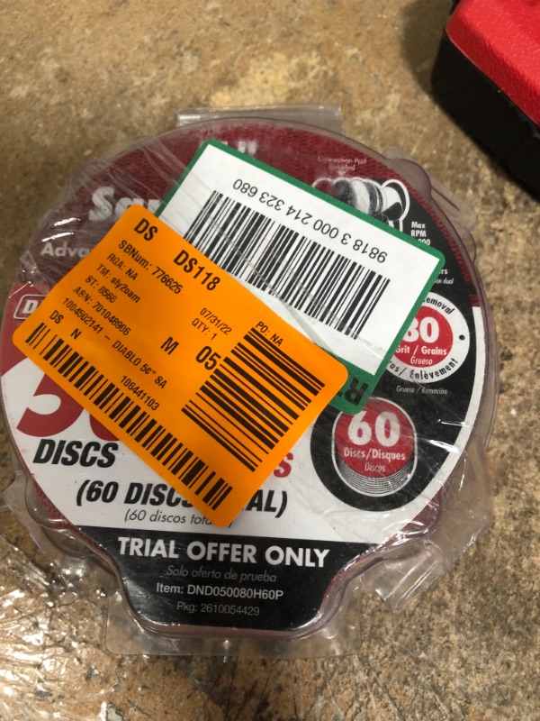Photo 1 of 
DIABLO
5 in. 80-Grit SandNet Disc with Free Application Pad - 50 Discs Plus 10 Free Discs (60-Pack)