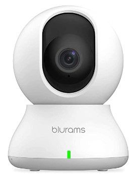 Photo 1 of Security Camera 2K, blurams Baby Monitor Dog Camera 360-degree for Home Security w/ Smart Motion Tracking, Phone App, IR Night Vision, Siren, Works with Alexa & Google Assistant & IFTTT, 2-Way Audio
