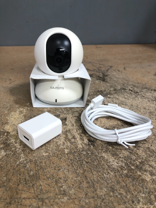 Photo 2 of Security Camera 2K, blurams Baby Monitor Dog Camera 360-degree for Home Security w/ Smart Motion Tracking, Phone App, IR Night Vision, Siren, Works with Alexa & Google Assistant & IFTTT, 2-Way Audio
