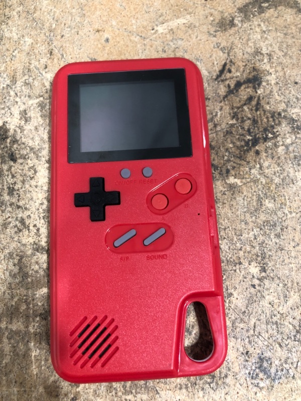 Photo 2 of Gameboy Phone Case for iPhone 11,Retro Game Phone Case 36 Classic Games,Handheld Game Console Case(Red, for iPhone 11)
