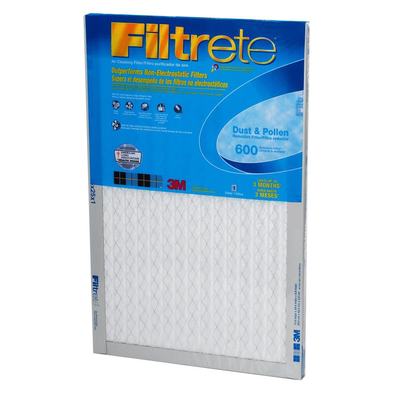 Photo 1 of 3 Filtrete Dust and Pollen Filters 14X25-1
