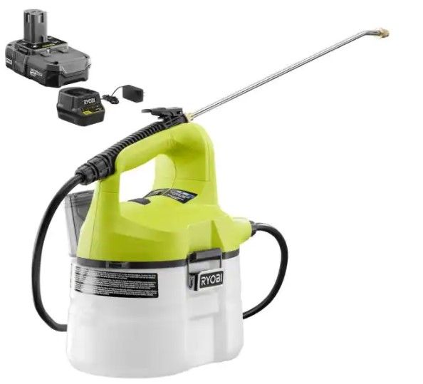 Photo 1 of ***PARTS ONLY*** RYOBI
ONE+ 18V Cordless Battery 1 Gal. Chemical Sprayer with 1.3 Ah Battery and Charger