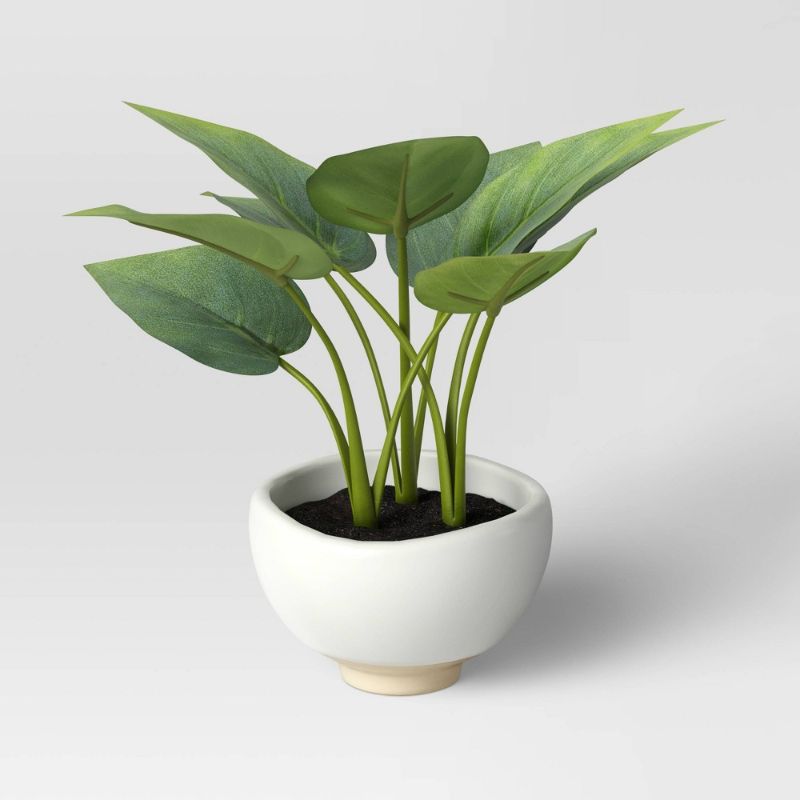 Photo 1 of ***4 Pack*** Small Leaf in Footed Planter - Threshold™
