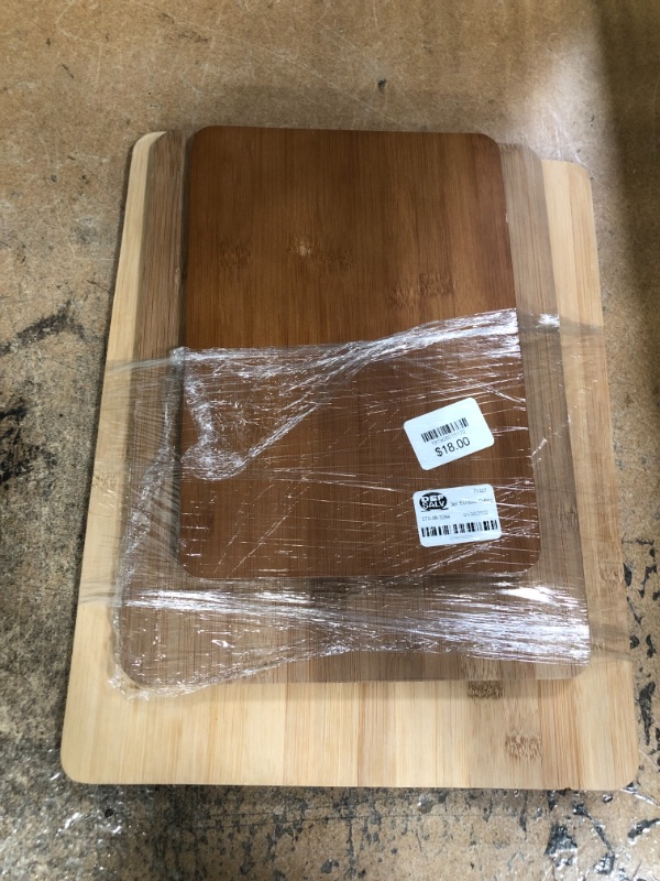 Photo 2 of 3pc Bamboo Cutting Board Set - Made by Design™