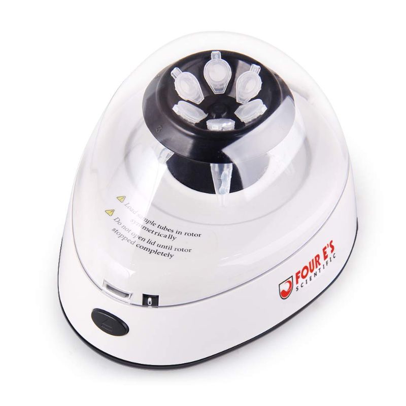 Photo 1 of Mini Centrifuge Machine, Four E's Scientific Lab Benchtop Centrifuge 5400rpm, 2000 x g RCF with 2 Interchangeable Rotors for 0.2/0.5/1.5/2mL Tube Capacity