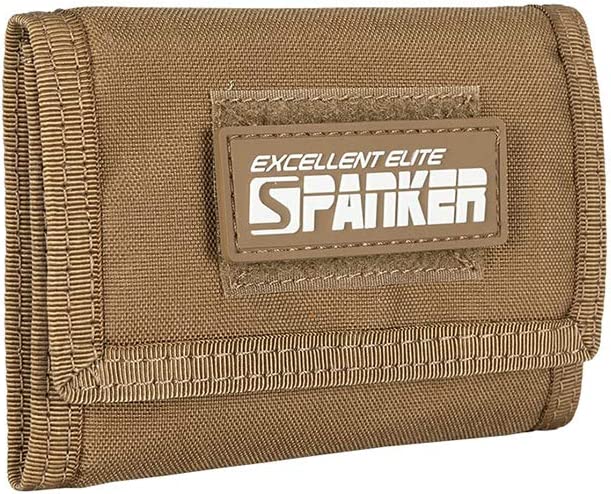 Photo 1 of EXCELLENT ELITE SPANKER Nylon Trifold Wallet for Men ID Card Holder Tactical Military Wallet with Coin Pocket Outdoor Wallet(Coyote Brown)