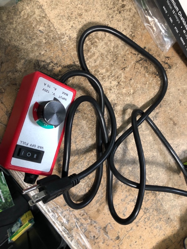 Photo 1 of 120V Variable Speed Governor,Router Fan Variable Speed Controller Governor,DC Motor Speed Controller,for Electric Tools, Woodworking Equipment, Greenhouse Agriculture.