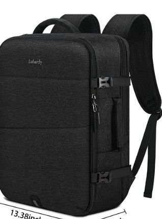 Photo 1 of  Backpack for Men Women 17 Inch Flight Approved Carry on Backpack Waterproof Large 40L Luggage Daypack Business College School Weekender Overnight Laptop Backpack
