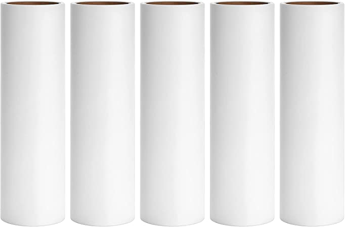 Photo 1 of 6.3 inch Lint Roller Refills Only, Lint Roller Refills for Pet Hair Extra Sticky 60 Sheets per Roller (6.3'' Wide (Pack of 5, Total 300 Sheets))