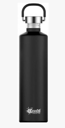 Photo 1 of Cheeki Classic Stainless Steel Matte Black Bottle 1L