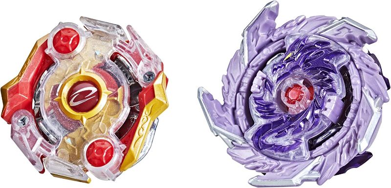 Photo 1 of BEYBLADE Burst Surge Speedstorm Kolossal Fafnir F6 and Odax O6 Spinning Top Dual Pack -- 2 Battling Game Top Toy for Kids Ages 8 and Up (RED ONE MISSING TIP ON BOTTOM)