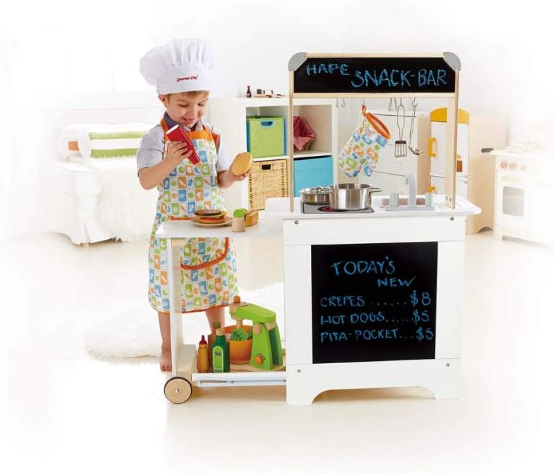 Photo 1 of Award Winning Hape Playfully Delicious Cook 'n Serve Wooden Play Kitchen Yellow, L: 37, W: 11.8, H: 38 inch

