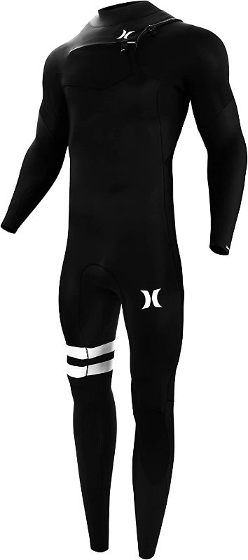 Photo 1 of Hurley Fusion 3/2mm Men's Chest Zip Fullbody Wetsuit, UPF 50 (Fusion 302)
