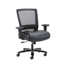 Photo 1 of Black Mesh Heavy Duty Task Chair 400 lb Capacity
