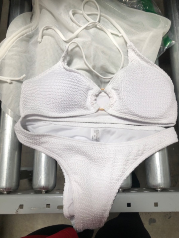 Photo 1 of  Bikini 3 Piece Set - White, S