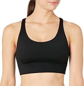Photo 1 of Core 10 Women's All Day Comfort Strappy Longline Yoga Sports Bra with Removable Cups - S
