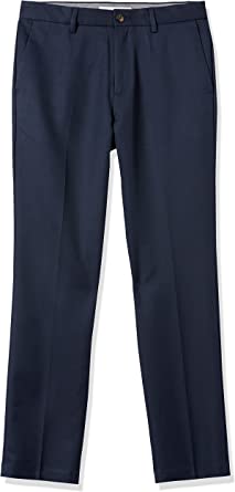 Photo 1 of Amazon Essentials Men's Slim-Fit Flat-Front Dress Pant - 42W 32L
