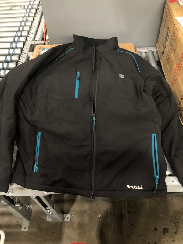 Photo 2 of Makita DCJ205ZXL 18V LXT Heated Jacket Only (Black, XL)