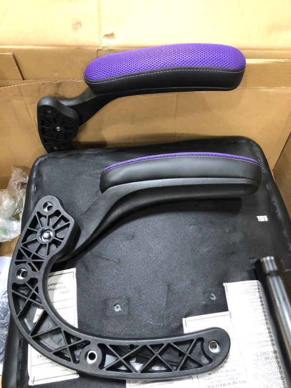 Photo 5 of OFM Essentials Collection Racing Style Gaming Chair, High Back, Purple
