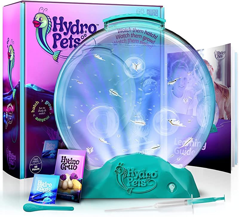 Photo 1 of HydroPets Live Sea Pets Habitat Kit, Light Up Tank­ - Science Experiments Kits­ - Educational STEM Kids Toys for Boys & Girls Age­ 6, 7, 8, 9, 10-12+ Year Old Toy Gifts - Hatch & Grow Aquatic Pets Gift
