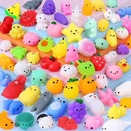 Photo 1 of 65PCS Mochi Squishy Toys for Kids
