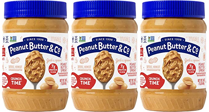 Photo 1 of *EXPIRES March 2023*
Peanut Butter & Co. Crunch Time Peanut Butter, Non-GMO Project Verified, Gluten Free, Vegan, 16 Ounce (Pack of 3)
