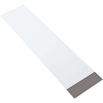 Photo 1 of Aviditi Long Poly Mailer Envelopes, 8 1/2" x 33", White, Self-Seal with Tear Strip, Waterproof and Puncture Resistant, for Shipping Long Items, Wallpaper, Parts, and Fabric, Pack of 100
