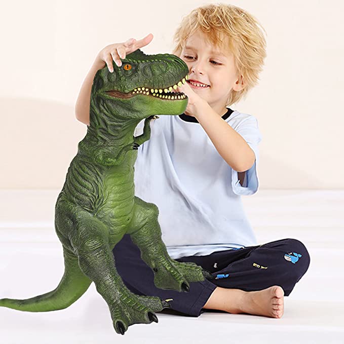 Photo 1 of Large Soft Dinosaur Toys- 28" Jumbo Dinosaur Toys for Boys, Realistic Looking Dinosaur, Giant Dinosaur Toys for Kids 3-5, Toddler Dinosaur Toy Gift
