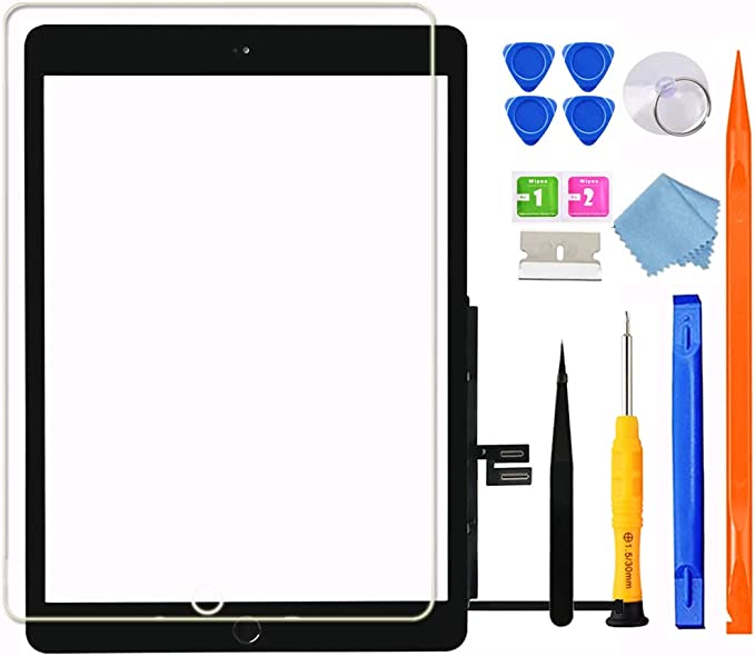 Photo 1 of for iPad 7 7th/8 8th Gen Screen Replacement Digitizer 2019/2020 10.2",GoodFixer for 7th 8th Generation A2197 A2198 A2200 A2270 A2428 A2429 A2430 + Home Button, Video Tips, Full Repair Kit
