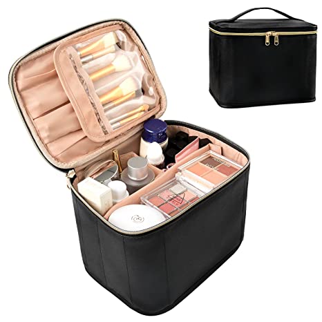 Photo 2 of 3 ITEM BUNDLE
(2) Almond False Nails Tips Full Cover 500pcs Short Acrylic Nails with Case for DIY Nail Art
Makeup Bag Organizer, OCHEAL Travel Makeup Bags Cosmetic Bag For Women Girls Large Capacity Toiletry Bag For Skincare Cosmetics Toiletries-Black
