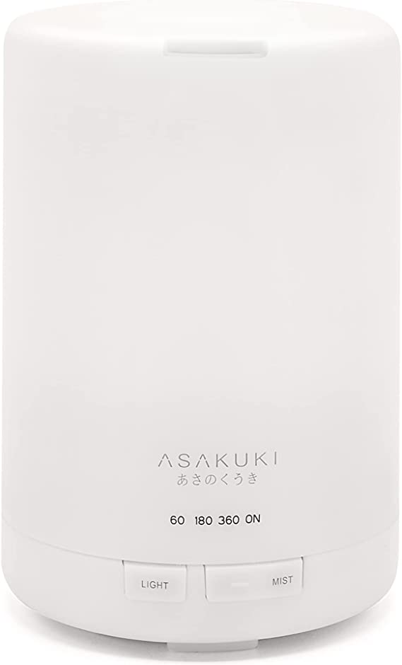 Photo 1 of ASAKUKI 300ML Essential Oil Diffuser, Quiet 5-in-1 Premium Humidifier, Natural Home Fragrance Aroma Diffuser with 7 LED Color Changing Light and Auto-Off Safety Switch
