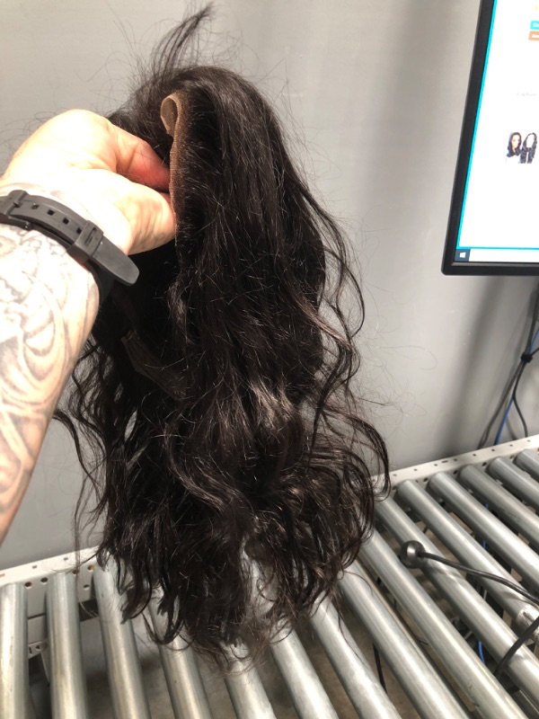 Photo 2 of 13x4 Lace Front Wigs Human Hair Wigs For Black Women Human Hair Body Wave HD Lace Frontal Wigs Human Hair Pre Plucked Brazilian Wet and Wavy Lace Front Wig Glueless 150% Density (16 Inch)
