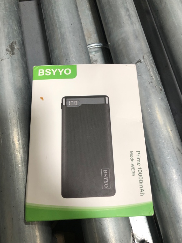 Photo 2 of BSYYO Portable Charger,10000mAh Triple 3A Ports Fast Charging USB C Power Bank with LED Display,External Battery Pack Phone Portable Charger for iPhone 12 13 X Plus Google Samsung LG iPad etc.
