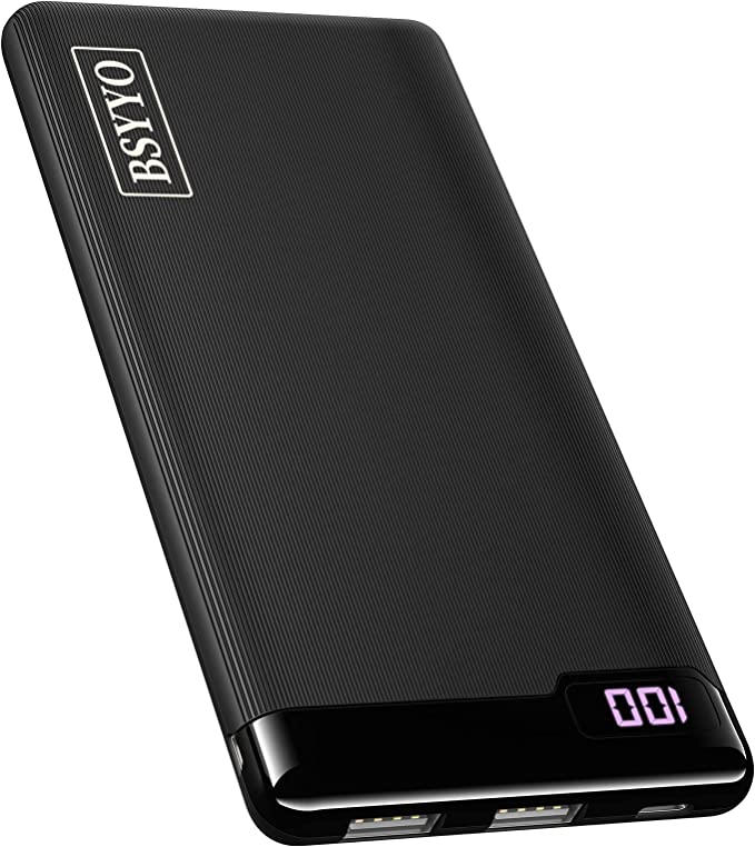 Photo 1 of BSYYO Portable Charger,10000mAh Triple 3A Ports Fast Charging USB C Power Bank with LED Display,External Battery Pack Phone Portable Charger for iPhone 12 13 X Plus Google Samsung LG iPad etc.
