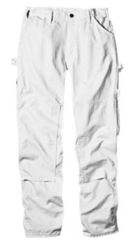 Photo 1 of 2053WH 42 32 Mens Double Knee Utility Painters White Pant, 42 - 32
