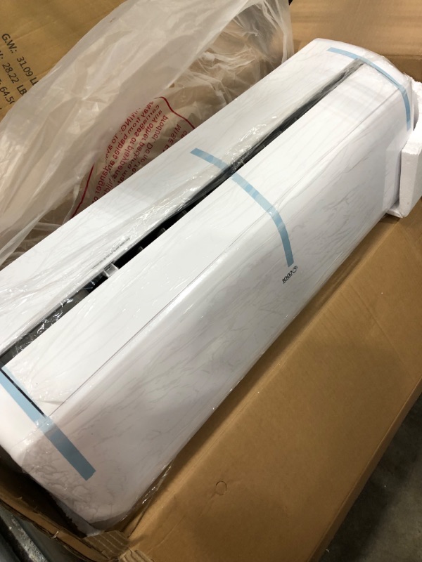Photo 1 of *box 1, NOT COMPLETE, MISSING outside unit*
Commercial Cool 18,000 BTU 17 SEER Ductless Mini Split Air Conditioner with Heat, No HVAC Installer Required, 220V, CSAH1820AC, White
