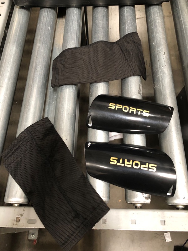 Photo 1 of CLISPEED 1 Pack Sports Legs Protectors Sports Legs Protectors Leg Protection Covers Soccer Socks with Built in shin Guards Kids PU Nylon Built-
