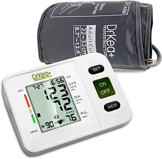 Photo 1 of Blood Pressure Monitor Upper Arm - Fully Automatic Blood Pressure Machine Large Cuff Kit - Digital BP Monitor for Adult, Pregnancy - Blood Pressure Kit for Home Use - Batteries, Storage Bag Included
