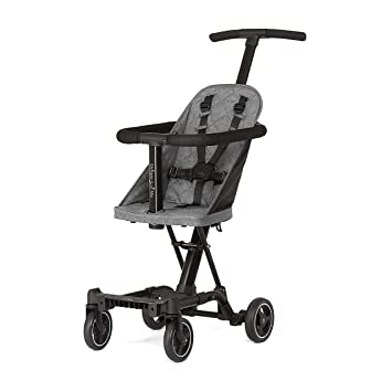 Photo 1 of Dream On Me Lightweight and Compact Coast Rider Stroller with One Hand Easy Fold, Adjustable Handles and Soft Ride Wheels, Grey
