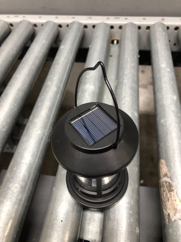Photo 1 of Beautyard Outdoor Solar Candles Lights Flickering Decorative Lantern Stake Lighting for Garden, Backyard, Lawn, Pathway, Patio Accessories and Decor ( 6 Pack , Black )
