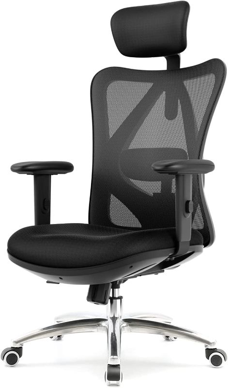 Photo 1 of SIHOO Ergonomic Office Chair, High Back Desk Chair, Adjustable Headrest with 2D Armrest